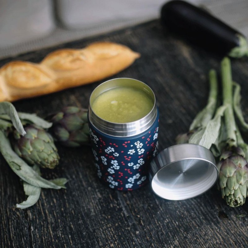 Boîte Repas Isotherme Hanami Bleu 600 ml - Qwetch, 5h chaud, 7h froid Voir la slide Boîte Repas Isotherme Hanami Bleu 600 ml - Qwetch, 5h chaud, 7h froid