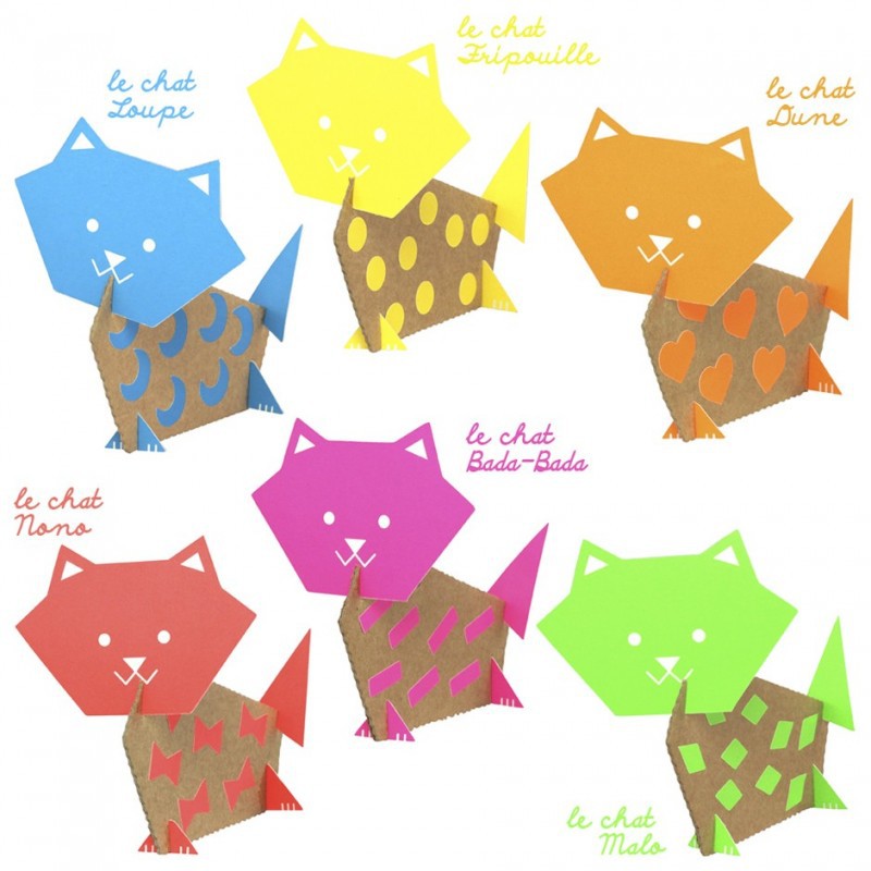 Pirouette Cacahouète Kit créatif Mes chats Voir la slide Pirouette Cacahouète Kit créatif Mes chats