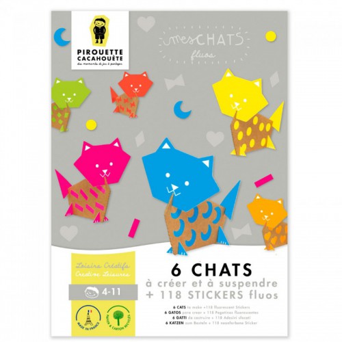 Pirouette Cacahouète Kit créatif Mes chats Pirouette Cacahouète Kit créatif Mes chats