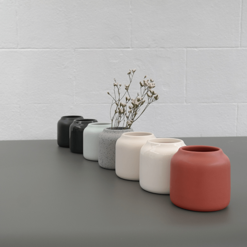 Dahlia Vase Sable blanc mat - Bloom Voir la slide Dahlia Vase Sable blanc mat - Bloom