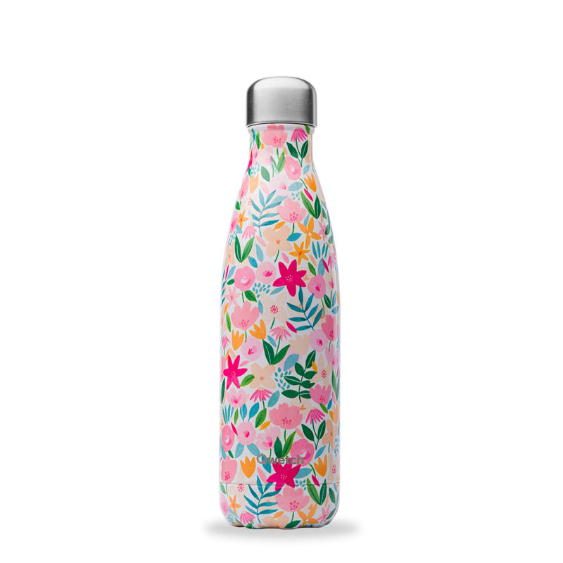 Gourde isotherme Flora Rose 12h chaud, 24h froid - Qwetch Voir la slide Gourde isotherme Flora Rose 12h chaud, 24h froid - Qwetch