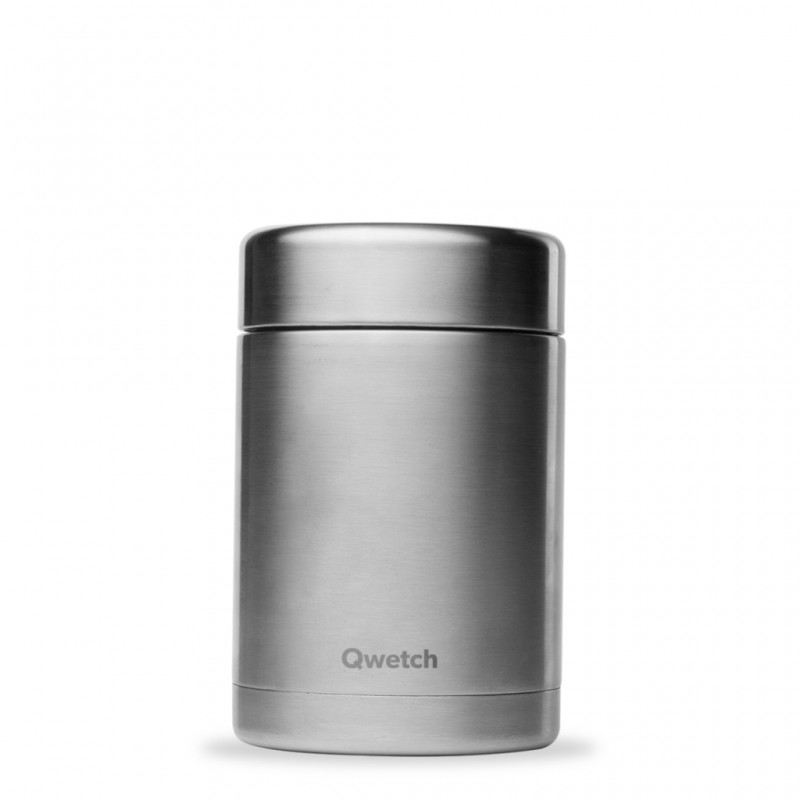 Voir la slide Boîte Repas Isotherme Inox 650 ml - Qwetch, 5h chaud, 7h froid