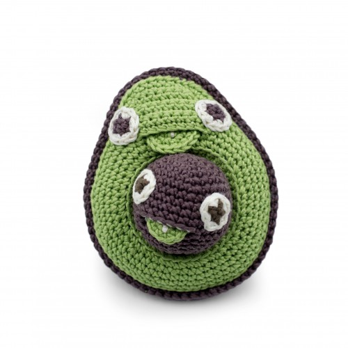 Myum - Maman Avocat & Son Bébé Noyau - hochet pour bébé