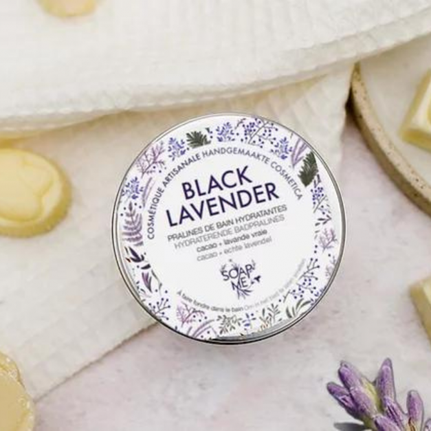 Soap Me - Pralines de bain Black Lavender - lavande