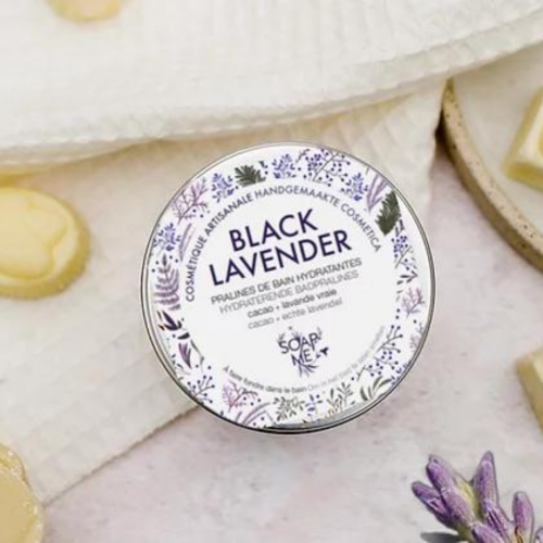 Soap Me - Pralines de bain Black Lavender - lavande Soap Me - Pralines de bain Black Lavender - lavande