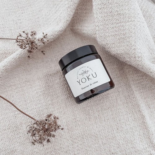 Yoku Bougie ambrée cire de soja naturelle 120 ml