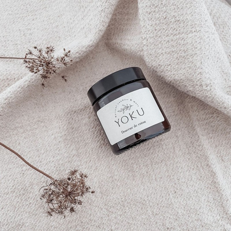 Voir la slide Yoku Bougie ambrée cire de soja naturelle 120 ml