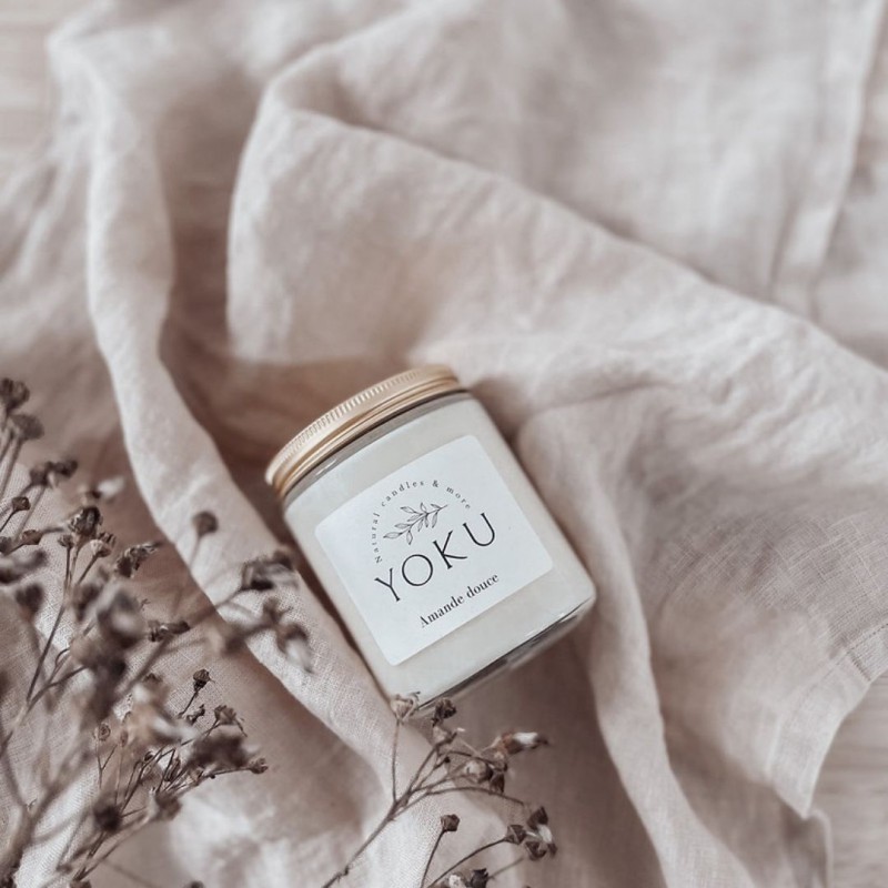 Yoku Bougie transparente cire de soja naturelle 120 ml Voir la slide Yoku Bougie transparente cire de soja naturelle 120 ml