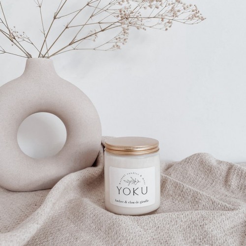 Yoku Bougie transparente cire de soja naturelle 120 ml Yoku Bougie transparente cire de soja naturelle 120 ml