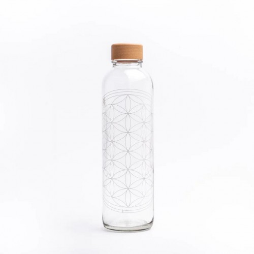Gourde en verre Carry Bottles Flowers of Life Gourde en verre Carry Bottles Flowers of Life