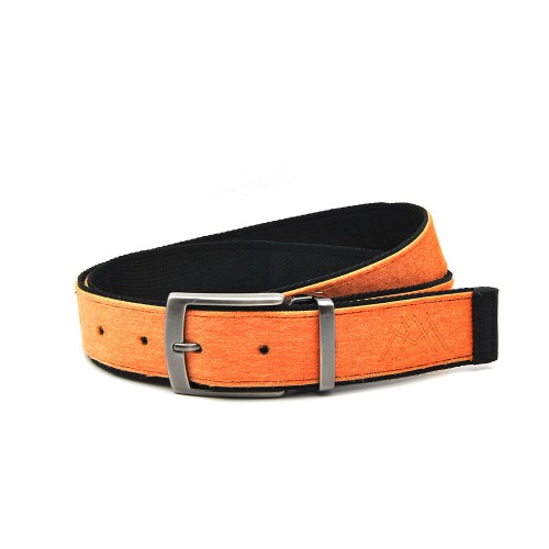 Ceinture upcyclée Skinalp orange/noir Ceinture upcyclée Skinalp orange/noir