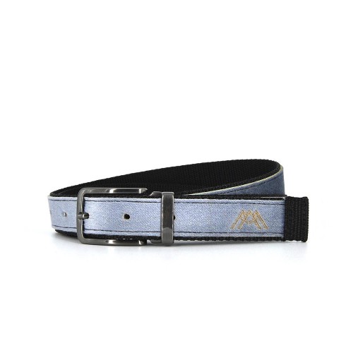 Ceinture upcyclée Skinalp gris/noir Ceinture upcyclée Skinalp gris/noir