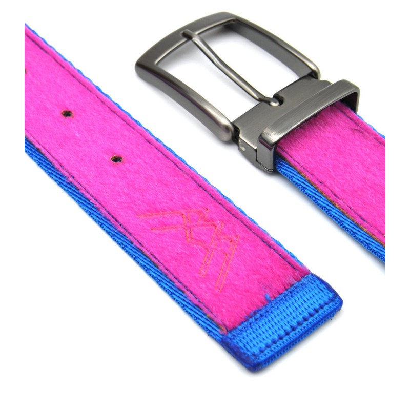 Ceinture upcyclée Skinalp rose/bleu électrique Voir la slide Ceinture upcyclée Skinalp rose/bleu électrique