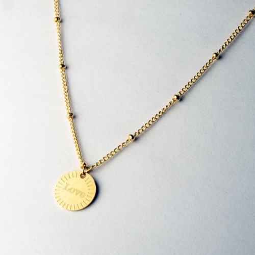 Adorabili Paris - Collier Médaillon Love Adorabili Paris - Collier Médaillon Love