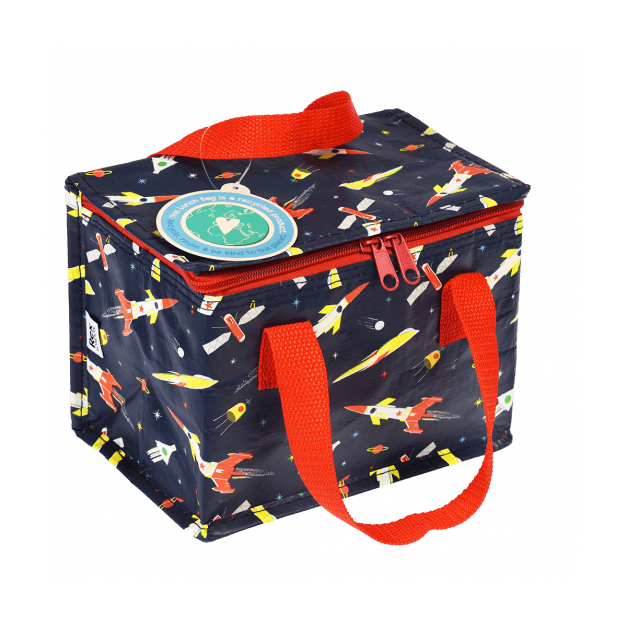 Space Age Rocket Lunch Bag