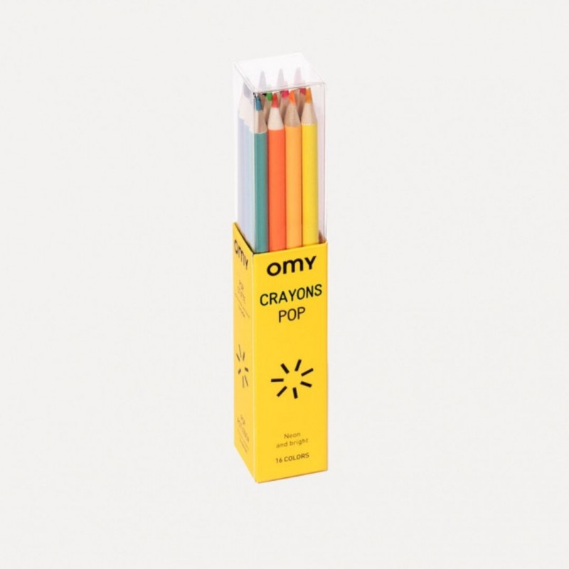 Omy - 16 crayons de couleur POP Voir la slide Omy - 16 crayons de couleur POP