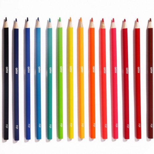 Omy - 16 crayons de couleur POP Omy - 16 crayons de couleur POP