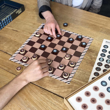 Jeu de Dames et Échecs 2 en 1 Cookut - Personnalisable et Écologique