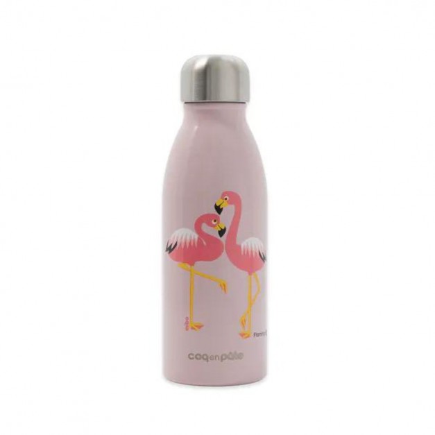Gourde enfant inox Flamant rose - Coq en Pâte