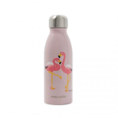 Gourde enfant inox Flamant rose - Coq en Pâte