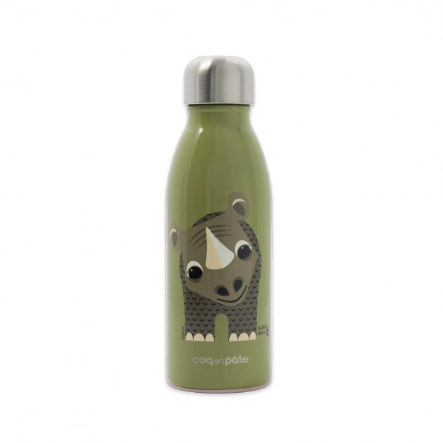 Gourde enfant inox Rhinocéros - Coq en Pâte