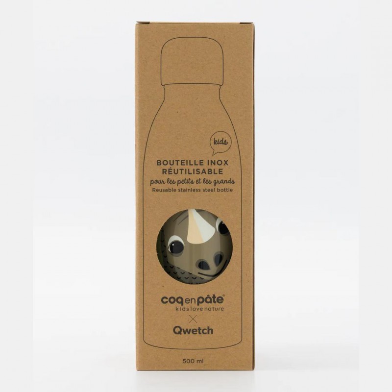 Voir la slide Gourde enfant inox Rhinocéros - Coq en Pâte