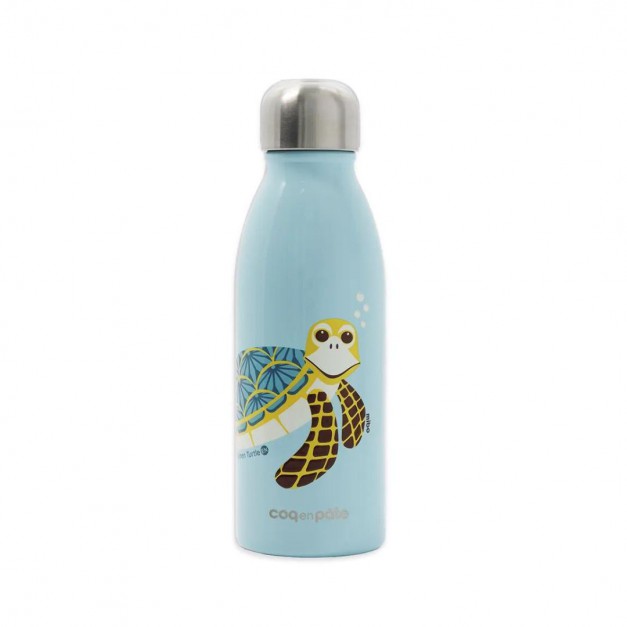 Gourde enfant inox Tortue - Coq en Pâte