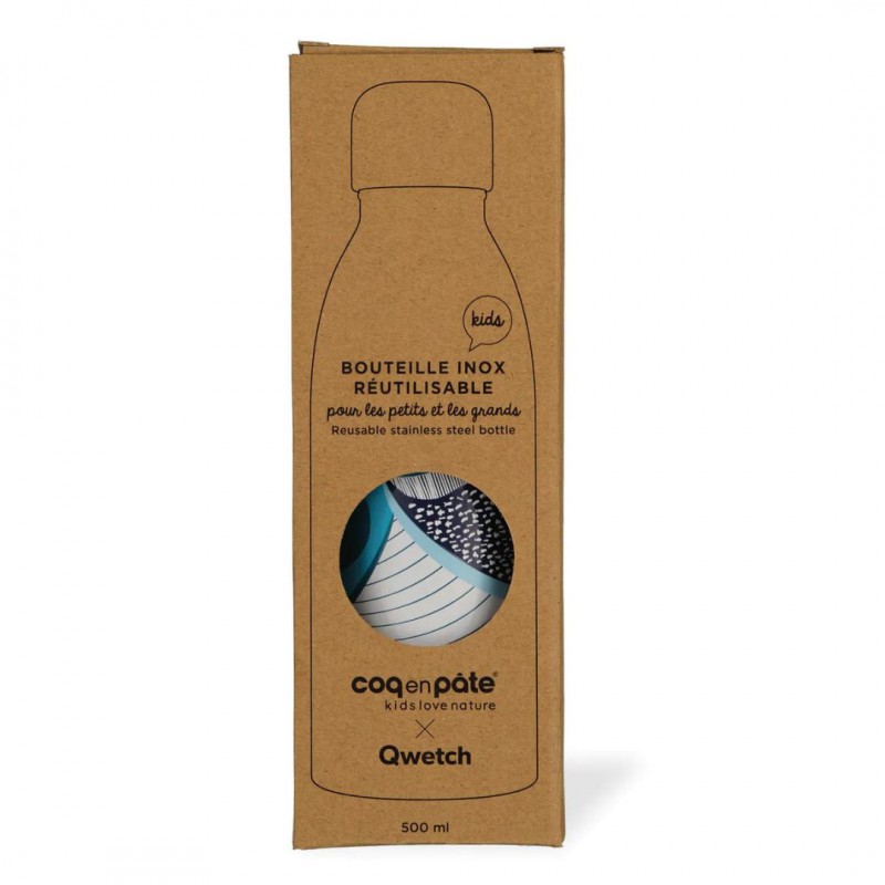 Gourde enfant inox Baleine - Coq en Pâte Voir la slide Gourde enfant inox Baleine - Coq en Pâte