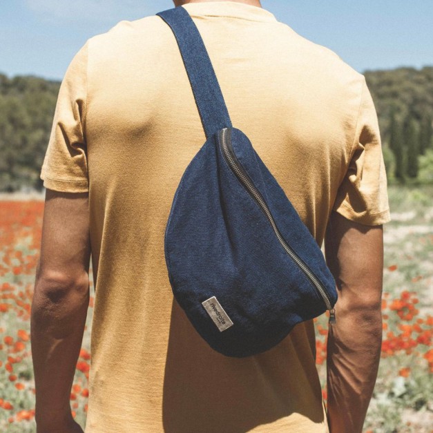 Rive droite - Custine XL - la banane - Denim foncé