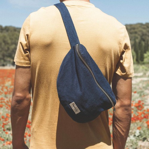 Rive droite - Custine XL - la banane - Denim foncé