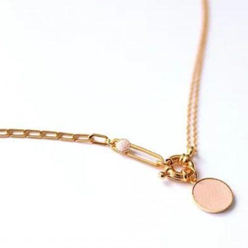 Fosseth - Collier MEÏ - Rose poudré Fosseth - Collier MEÏ - Rose poudré