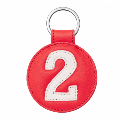 Porte clefs en cuir Entre 2 Rétros rouge Porte clefs en cuir Entre 2 Rétros rouge