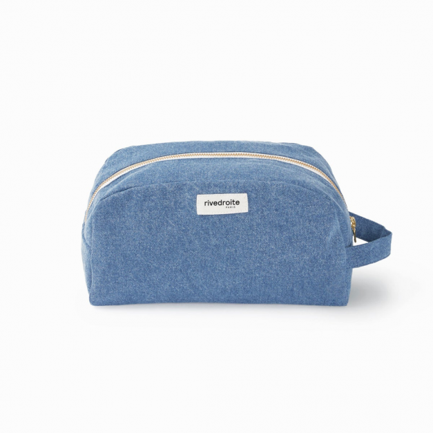 Rive droite - Hermel - Trousse de toilette - Denim clair