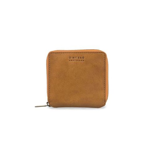 O My Bag - Sonny Stromboli Cognac - Portefeuille en cuir carré O My Bag - Sonny Stromboli Cognac - Portefeuille en cuir carré
