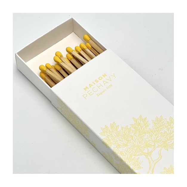 Coffret 40 allumettes longues PEPS Clivia - Maison Pechavy