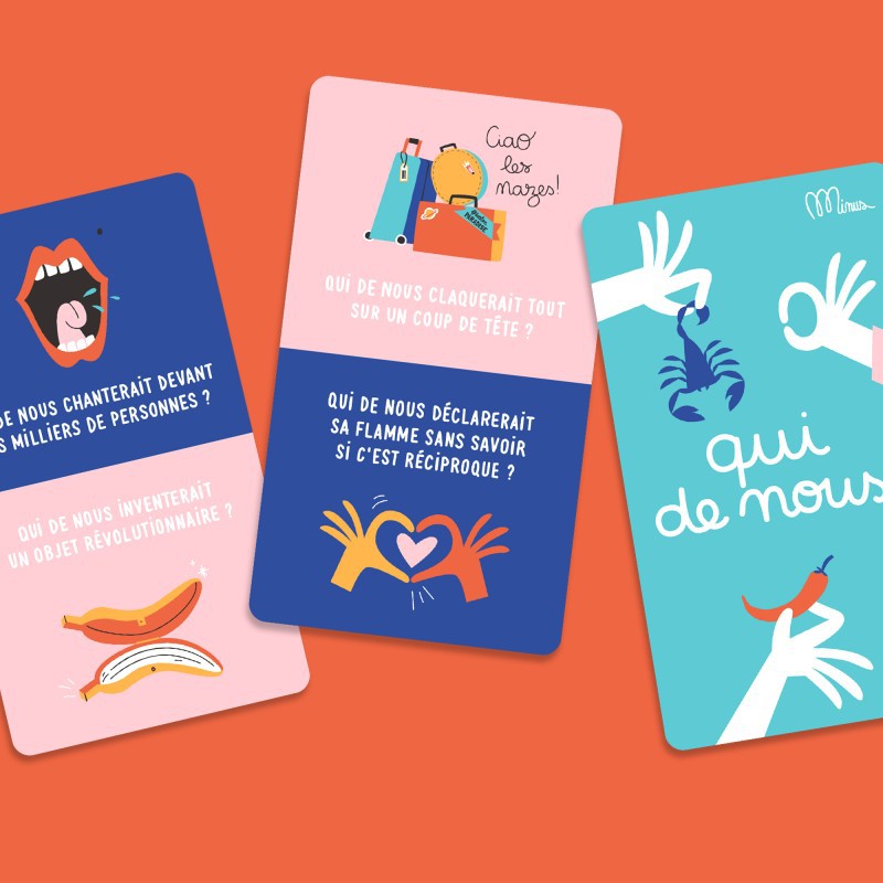 Jeu Qui de nous? - Minus Editions Voir la slide Jeu Qui de nous? - Minus Editions