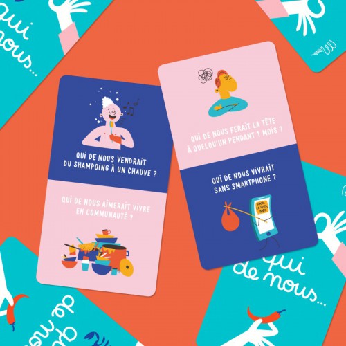 Jeu Qui de nous? - Minus Editions Jeu Qui de nous? - Minus Editions
