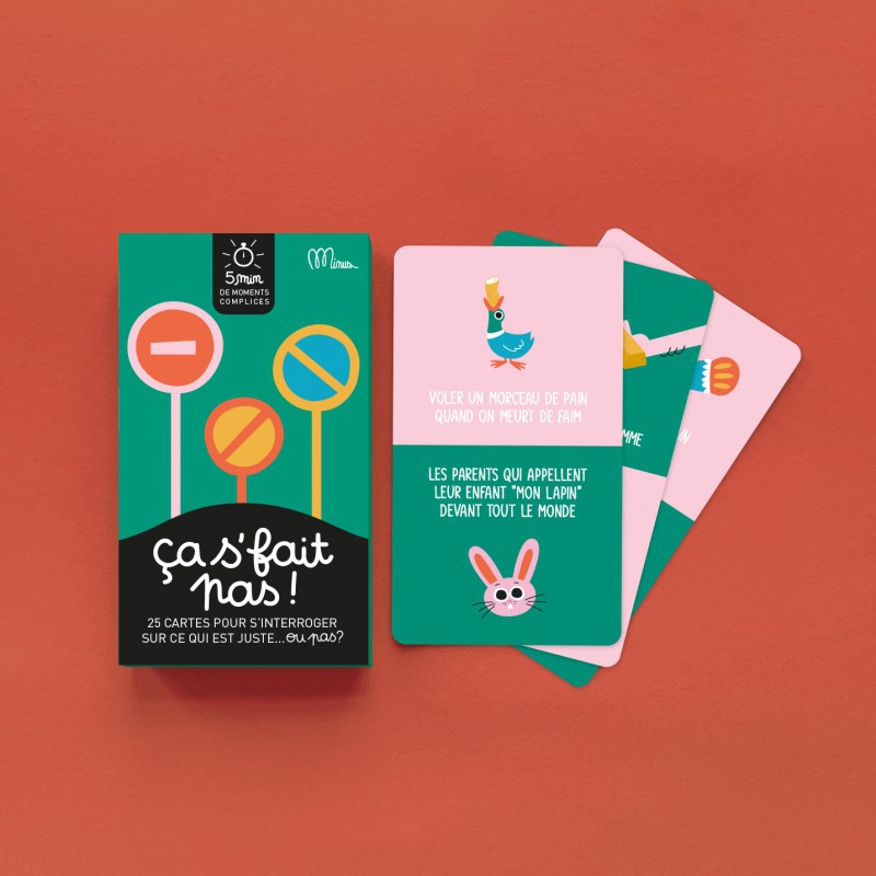 Jeu Ça s'fait pas - Minus Editions Voir la slide Jeu Ça s'fait pas - Minus Editions