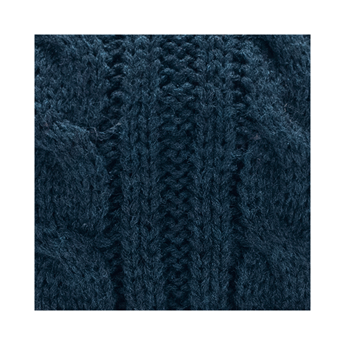 Cabaïa - Bonnet + 3 pompons - Creamy Gin New Navy Mustard
