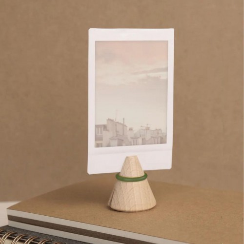Pince photo & mémo vert - tout simplement,