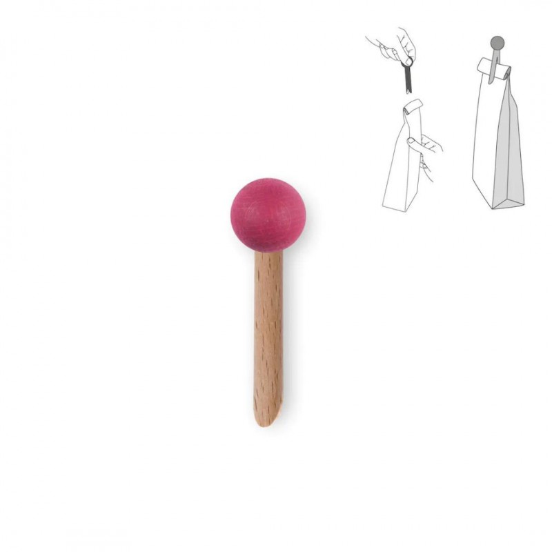 Pince à sachet en bois rose - tout simplement, Voir la slide Pince à sachet en bois rose - tout simplement,
