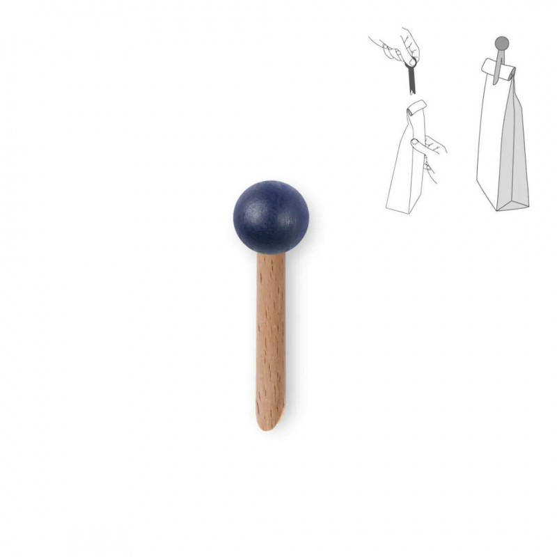 Pince à sachet en bois bleu nuit - tout simplement, Voir la slide Pince à sachet en bois bleu nuit - tout simplement,