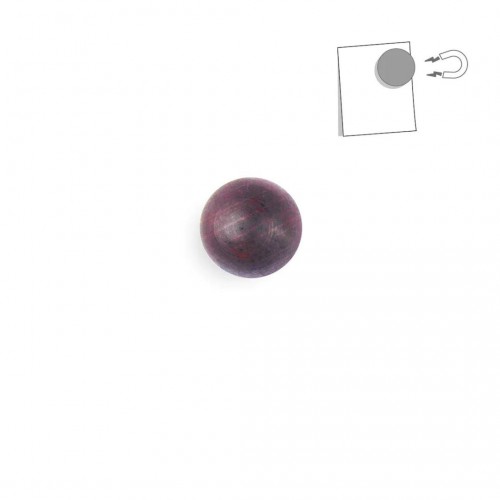 Magnet boule en bois bordeaux - tout simplement, Magnet boule en bois bordeaux - tout simplement,