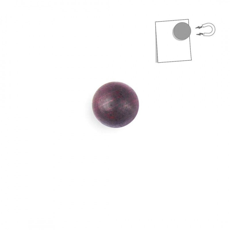 Magnet boule en bois bordeaux - tout simplement, Voir la slide Magnet boule en bois bordeaux - tout simplement,