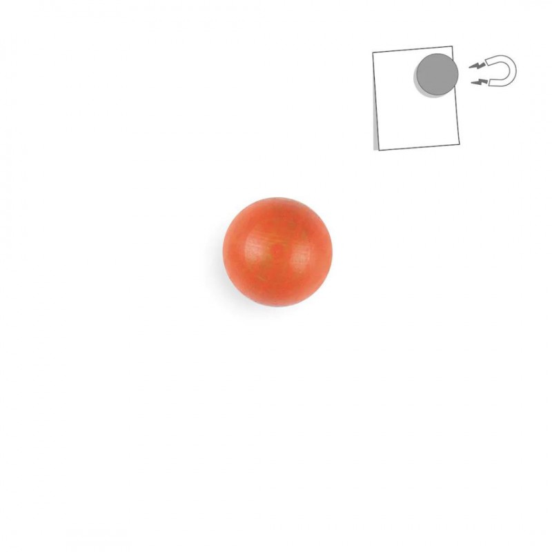Magnet boule en bois orange - tout simplement, Voir la slide Magnet boule en bois orange - tout simplement,