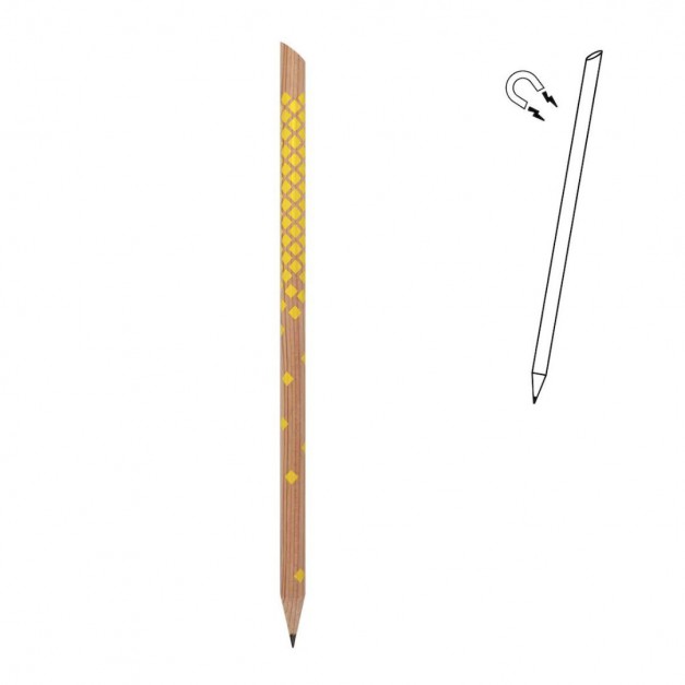 Crayon aimant losange jaune - tout simplement,