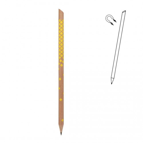 Crayon aimant losange jaune - tout simplement,