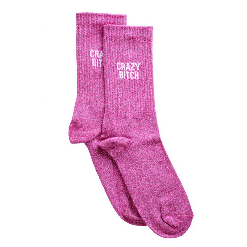 Félicie Aussi - Chaussettes Paillettes Crazy Bitch Voir la slide Félicie Aussi - Chaussettes Paillettes Crazy Bitch