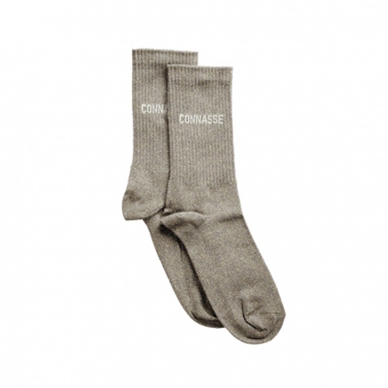 Félicie Aussi - Chaussettes Paillettes Connasse Gris Argent - Fabriquées en France Voir la slide Félicie Aussi - Chaussettes Paillettes Connasse Gris Argent - Fabriquées en France
