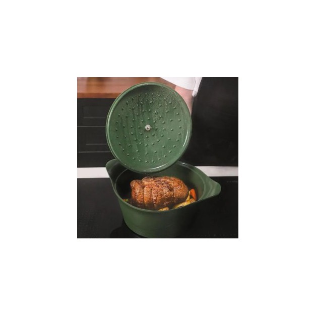 Cookut - Cocotte 28 cm Ultra Légère Vert Fougère